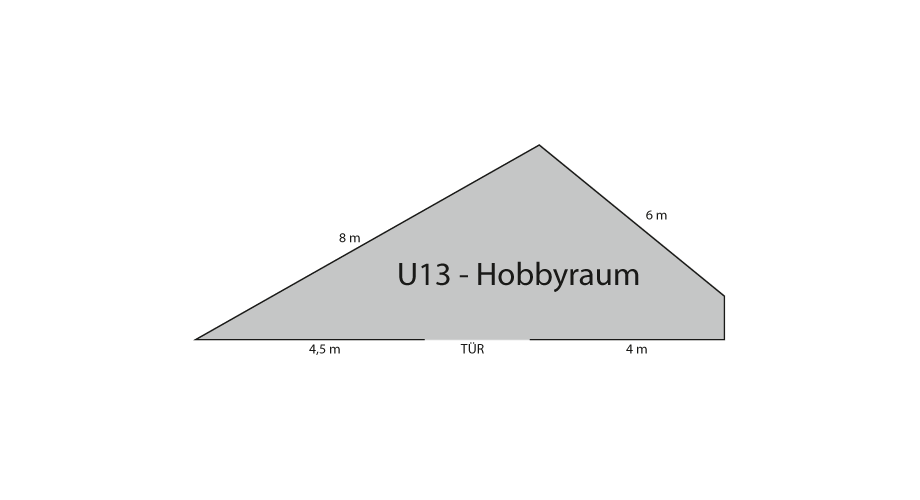 Grundriss Hobby raum