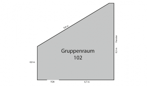 Grundriss Seminarraum