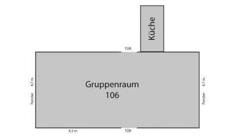 Grundriss Seminarraum